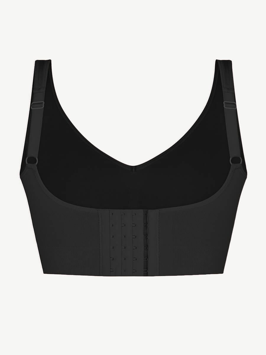 Seamless Breast Support Back Fat Reduction Inner Bra With Removable cups