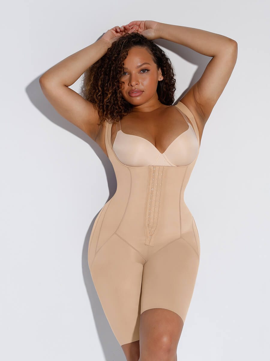Ultra-Sculpt Double-Layer Waist & Abdomen Control Full Body Shaper